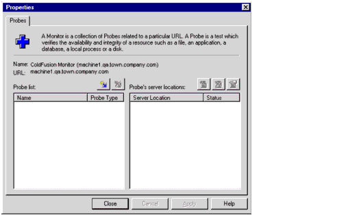 Monitor Properties dialog box